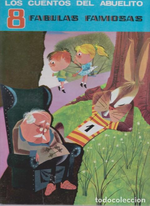 Livres: 8 FABULAS FAMOSAS. TOMO I. COLECCION LOS CUENTOS DEL ABUELITO. LA GALLINA DE LOS HUEVOS DE ORO-EL CU
