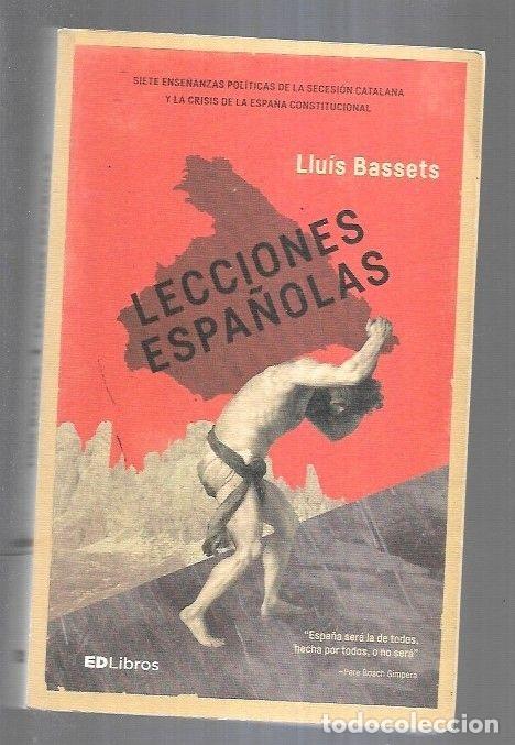 Libros: LECCIONES ESPA&Ntilde;OLAS - BASSETS, LLUIS - Foto 4
