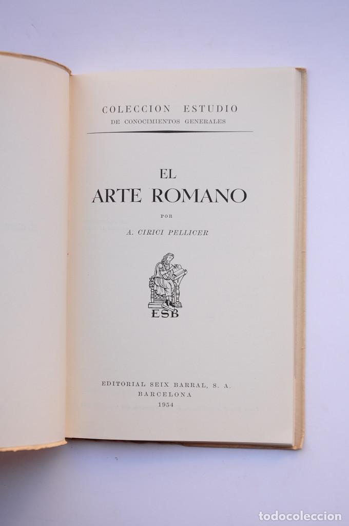 Libros: El arte romano - CIRICI PELLICER, Alexander - Foto 2