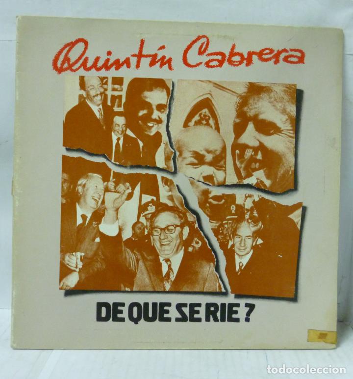 Libros: VINILO LP- DEQUESERIE- QUINTIN CABRERA - Cabrea, Quintin - Foto 1