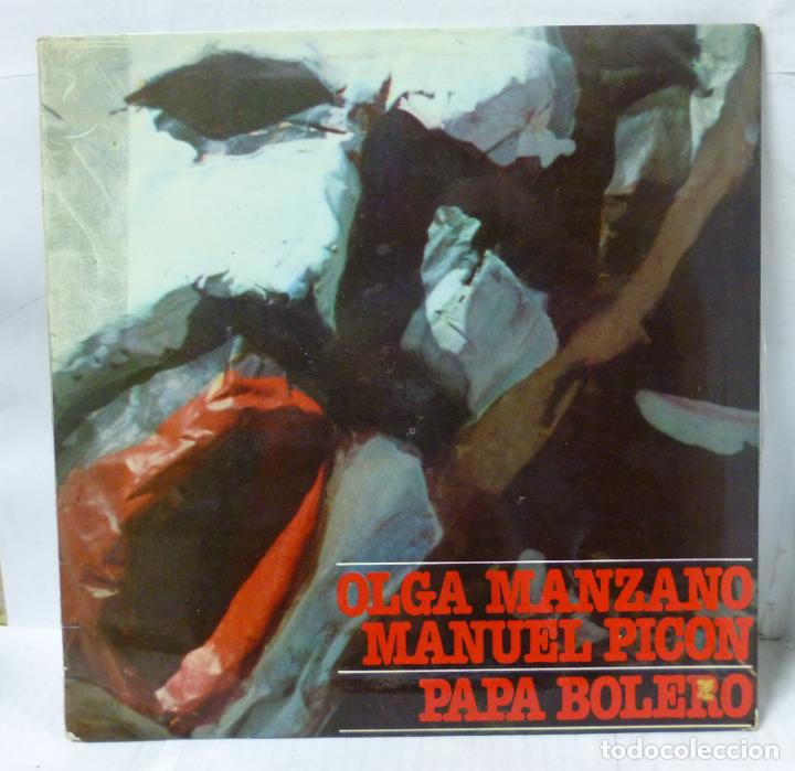 Livros em segunda m&atilde;o: VINILO LP-PAPA BOLERO- OLGA MANZANO Y MANUEL PICON - Manzano, Olga/ Picon, Manuel