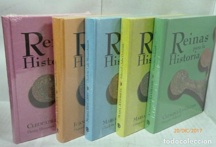 Livros em segunda m&atilde;o: REINAS PARA LA HISTORIA DE ESPA&Ntilde;A 5 TOMOS - V.V.A.A.