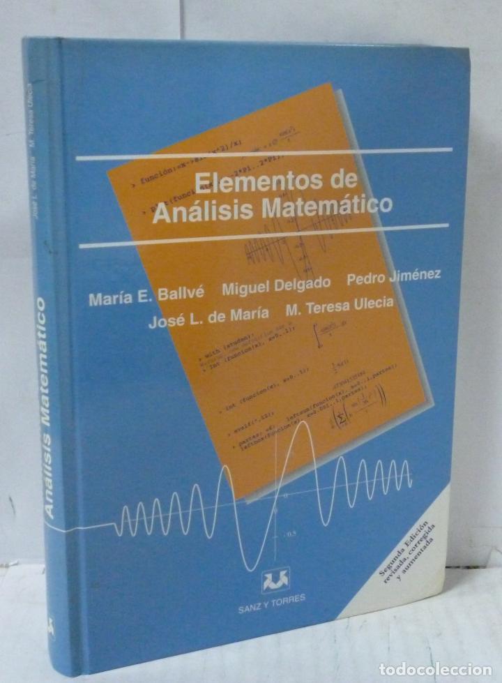 Libros: ELEMENTOS DE ANALISIS MATEMATICO - V.V.A.A. - Foto 1