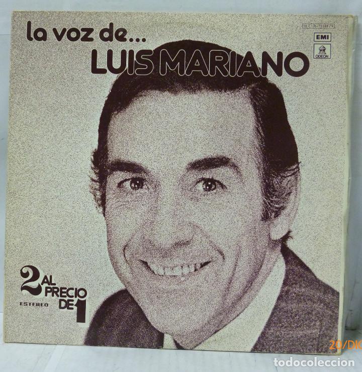 Libros: DOBLE LP- LA VOZ DE LUIS MARIANO