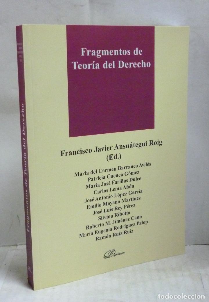 Libri di seconda mano: FRAGMENTOS DE TEORIA DEL DERECHO - Ansuategui Roig, Francisco Javier