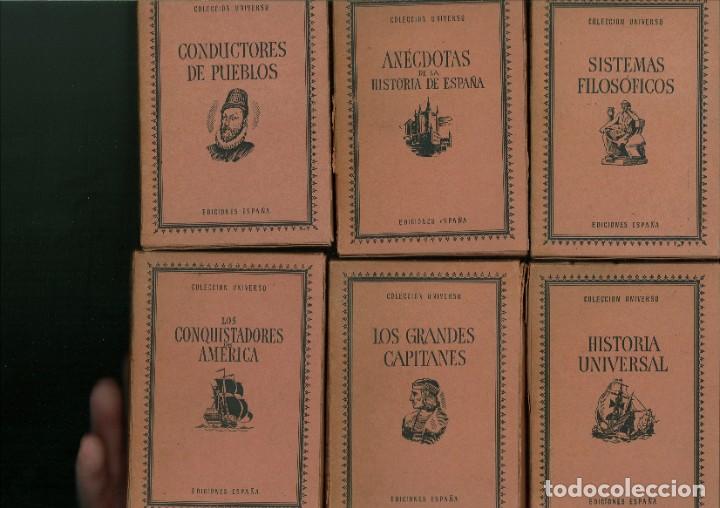 Libros: COLECCI&Oacute;N UNIVERSO. EDICIONES ESPA&Ntilde;A. - Foto 2