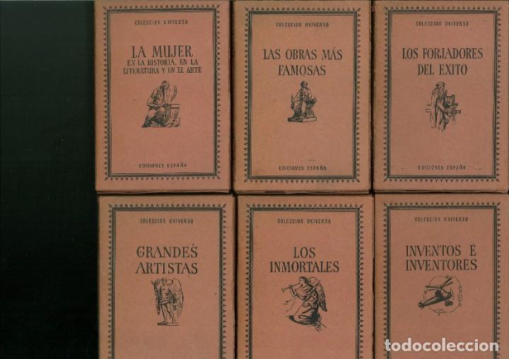Libros: COLECCI&Oacute;N UNIVERSO. EDICIONES ESPA&Ntilde;A. - Foto 3
