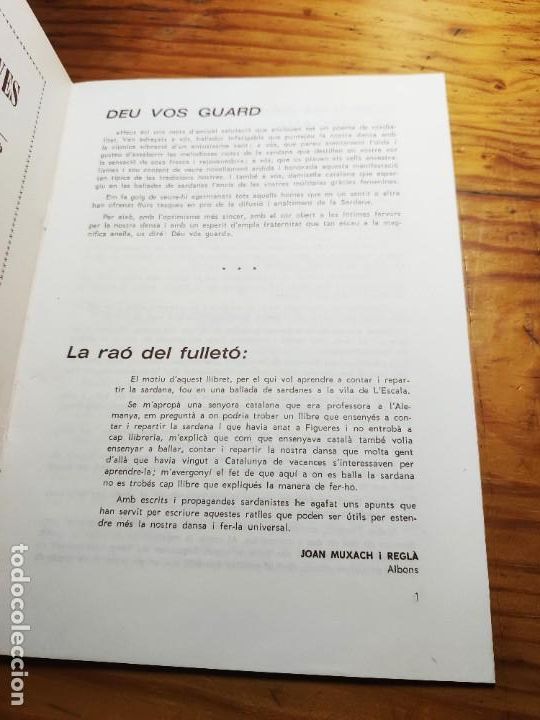 Libros: La sardana. Pr&agrave;ctic del sardanista. 16 pp. - Foto 2