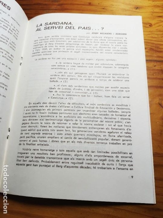Libros: La sardana. Pr&agrave;ctic del sardanista. 16 pp. - Foto 3