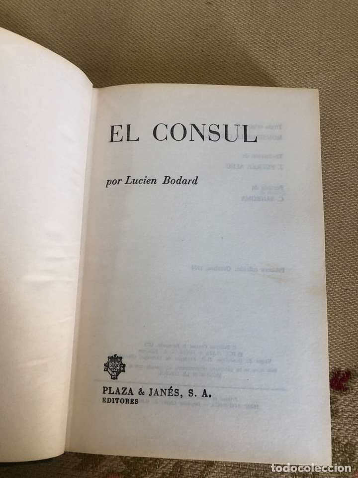 Libros: El c&oacute;nsul - Foto 1