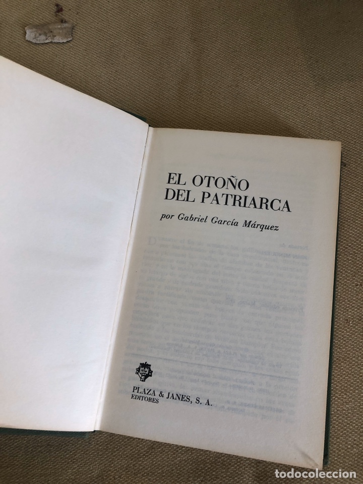 Libros: El oto&ntilde;o del patriarca - Foto 1