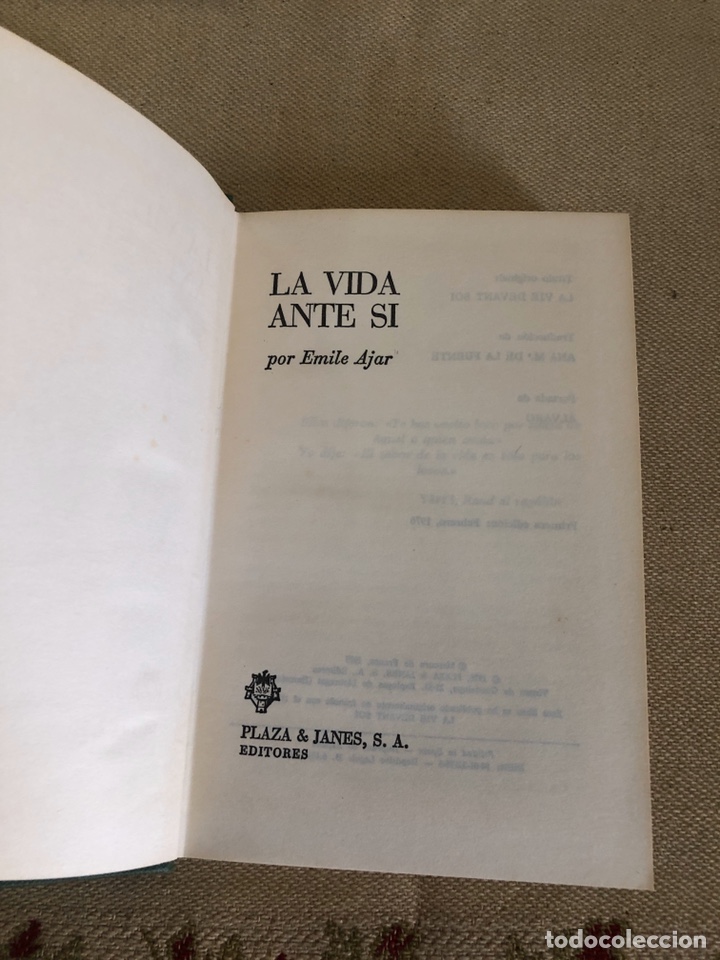 Libros: La vida ante si - Foto 1