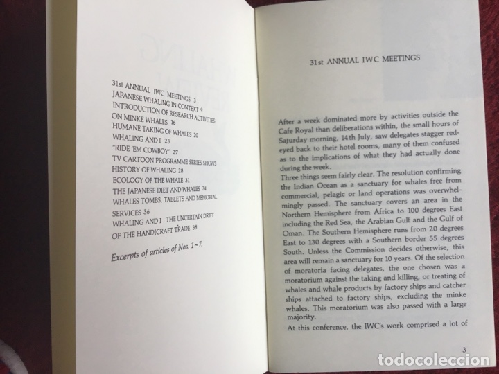 Libros: Whaling Review. Mike Keith. Ballenas. AGG - Foto 2