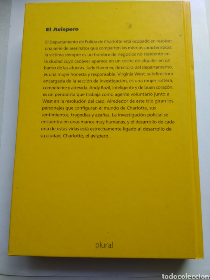 Libros: EL AVISPERO/PATRICIA D. CORNWELL - Foto 2