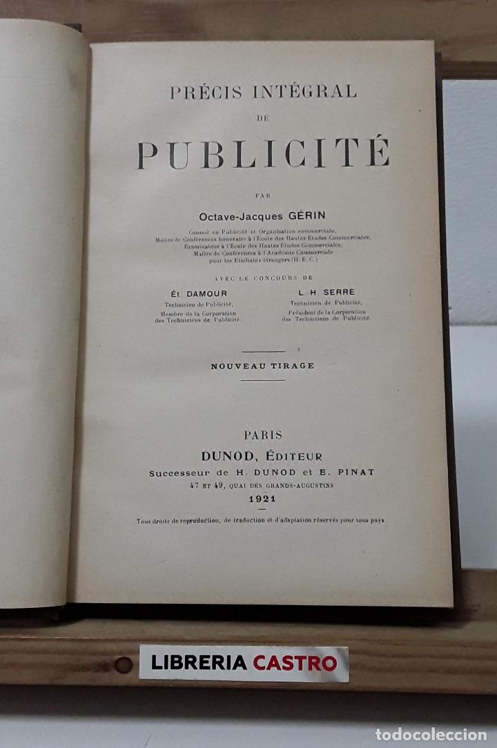 Libros: Pr&eacute;cis int&eacute;gral de publicit&eacute; - Octave - Jacques G&eacute;rin - Foto 1