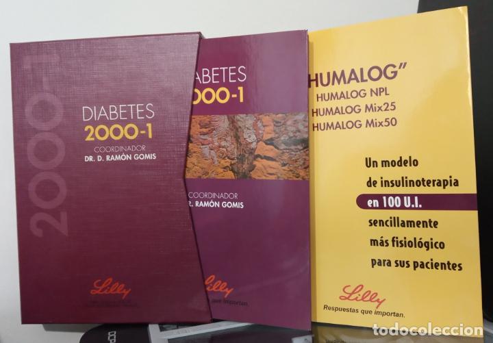 books: DIABETES 2000-1 + HUMALOG (2 libros + estuche) - Dr. Ram&oacute;n Gomis