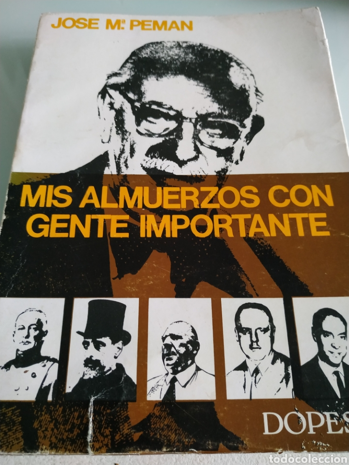 Libros: Mis almuerzos con gente importante Jos&eacute; Mar&iacute;a peman - Foto 1