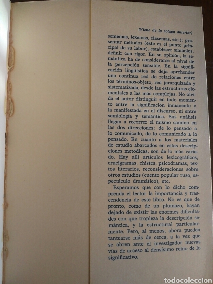 Libros: A.J. Greimas. Sem&aacute;ntica estructural - Foto 3