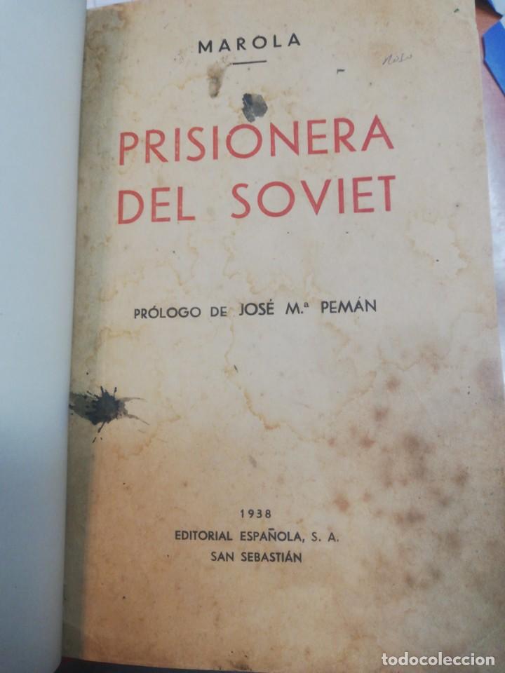 Libros: PRISIONERA DEL SOVIET - MAROLA - Foto 1