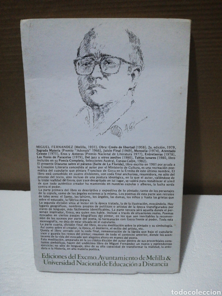 Libros: Discurso sobre el p&aacute;ramo. Miguel Fern&aacute;ndez. editorial rusadir - Foto 2