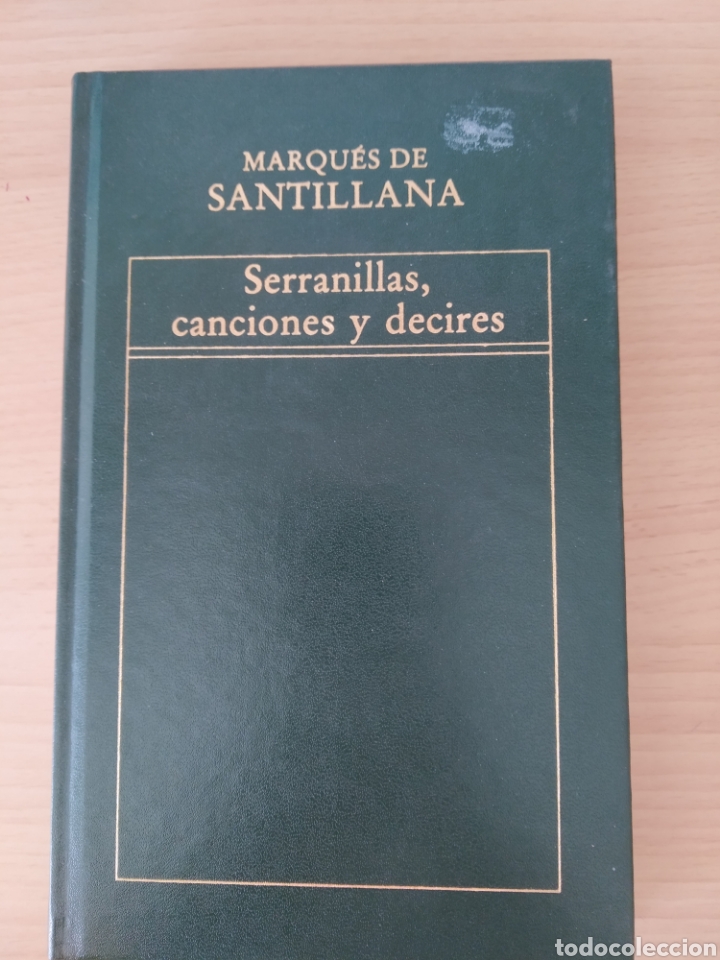 Libros: Serranillas, canciones y decires. Marqu&eacute;s de Santillana - Foto 1
