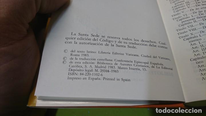 Libros: C&Oacute;DIGO DE DERECHO CAN&Oacute;NIGO, EDICI&Oacute;N BILINGUE - Foto 5