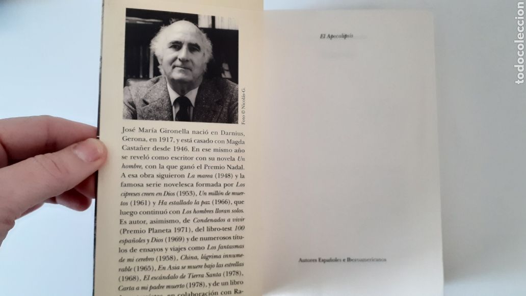 Libros: EL APOCALIPSIS. Jos&eacute; Mar&iacute;a Gironella - Foto 3