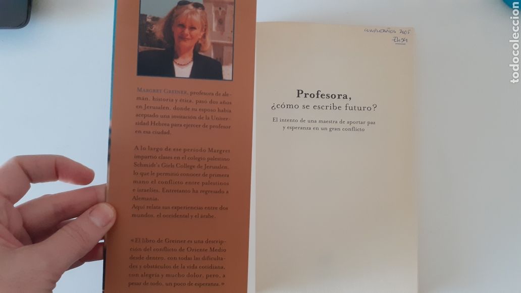 Libros: PROFESORA, &iquest;C&Oacute;MO SE ESCRIBE FUTURO?. Margret Greiner - Foto 3