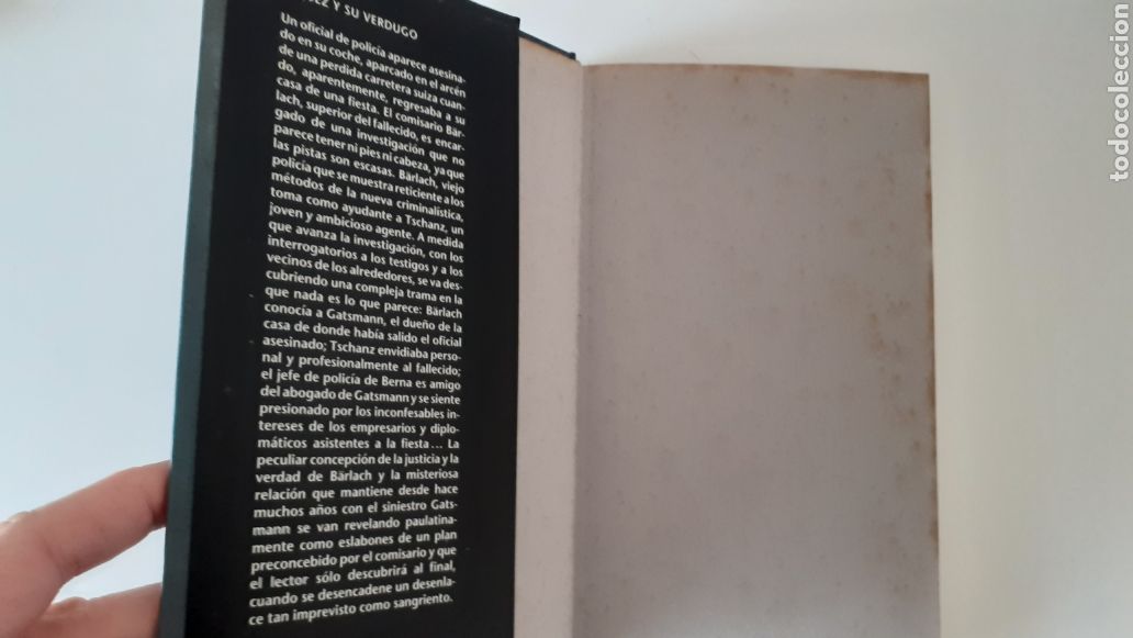 Libros: EL JUEZ Y SU VERDUGO. Friedrich D&uuml;rrenmatt. C&iacute;rculo de Lectores - Foto 3