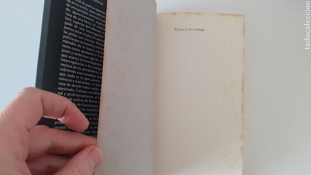 Libros: EL JUEZ Y SU VERDUGO. Friedrich D&uuml;rrenmatt. C&iacute;rculo de Lectores - Foto 4
