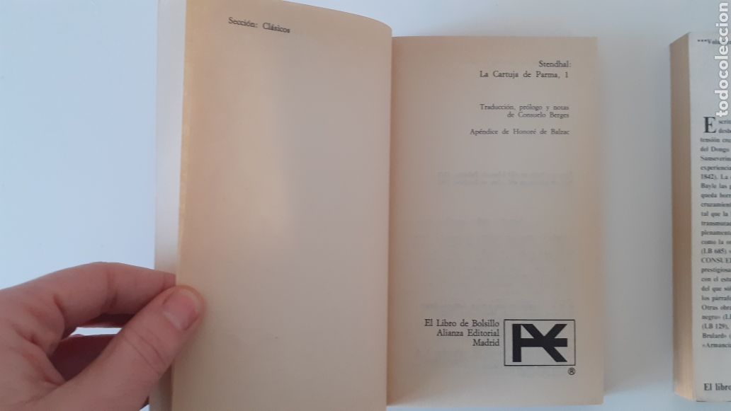 Libros: LA CARTUJA DE PARMA. Stendhal. Libro I y II - Foto 3