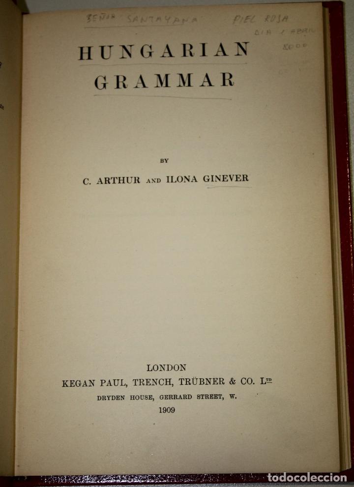 Livros em segunda m&atilde;o: Hungarian grammar. - Arthur, C. ; Ginever, Ilona.