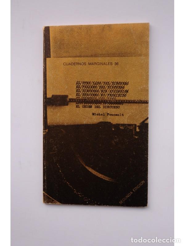 Libros: El orden del discurso - FOUCAULT, Michel - Foto 1