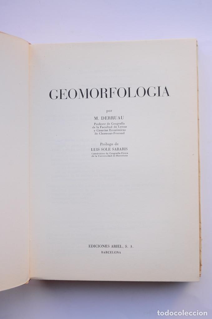 Libros: Geomorfolog&iacute;a - DERRUAU, M. - Foto 3
