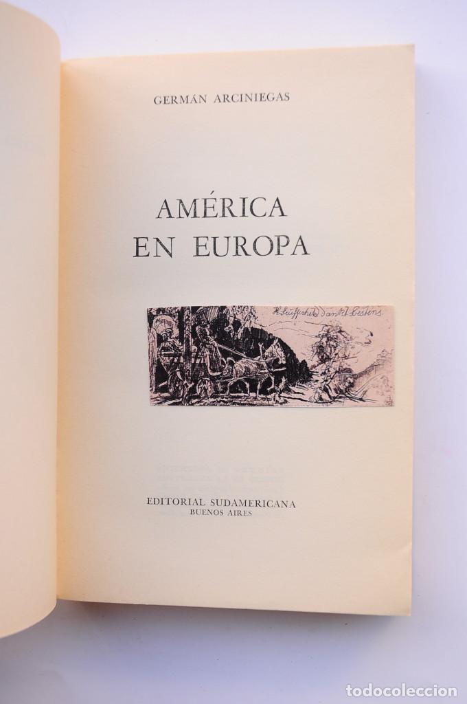 Libros: Am&eacute;rica en Europa - ARCINIEGAS, Germ&aacute;n - Foto 2