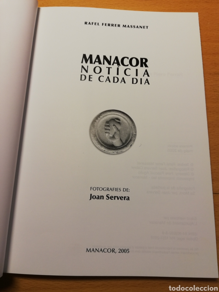 Libros: MANACOR, NOT&Iacute;CIA DE CADA DIA. 2005 (RAFEL FERRER MASSANET) - Foto 2