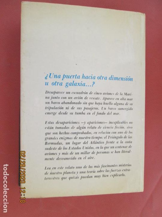 Libros: EL TRIANGULO DE LAS BERMUDAS - CHARLES BERLITZ - EDITORIAL POMAIRE 1974. - Foto 2