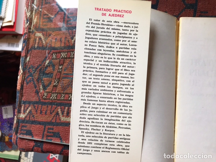 Libros: Tratado pr&aacute;ctico de ajedrez. Lorenzo Ponce. Hispano europea - Foto 2