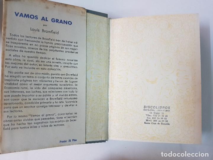 Libros: LUIS BROMFIELD - VAMOS AL GRANO - LA NAVE - SIN FECHA - Foto 3