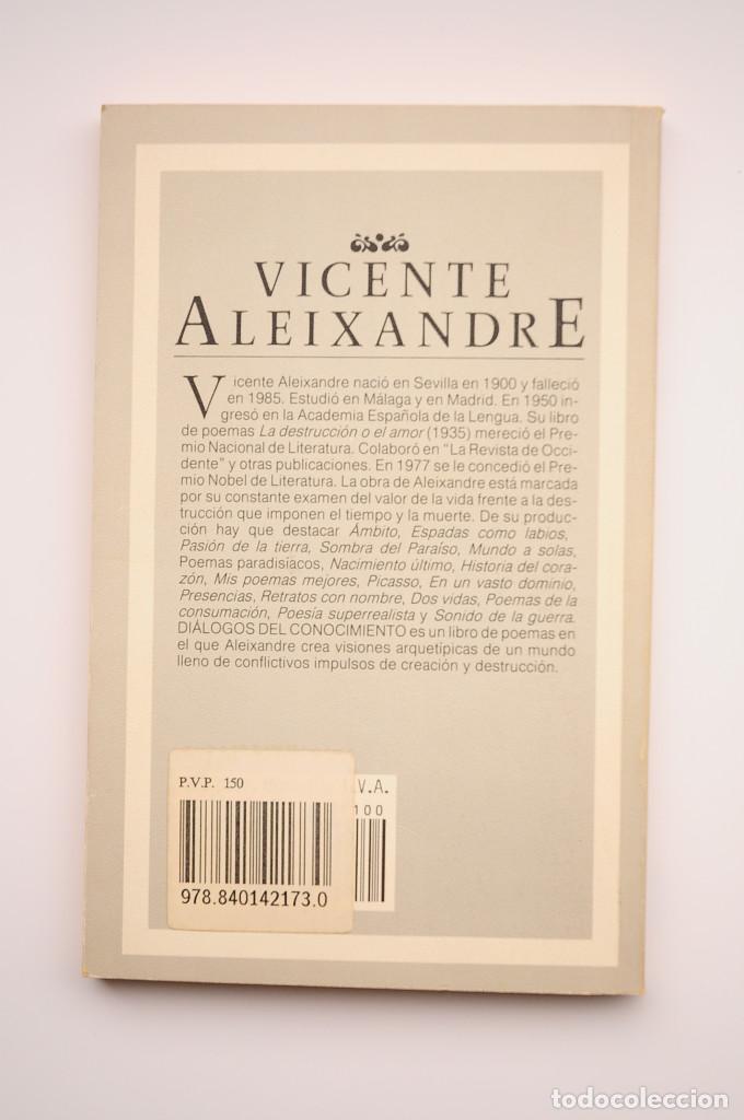 Libros: Di&aacute;logos del conocimiento - ALEIXANDRE, Vicente - Foto 3