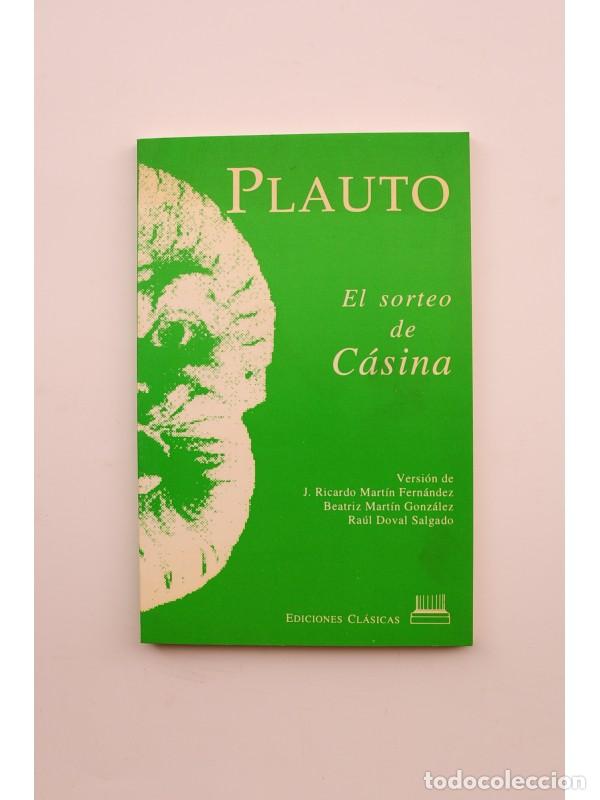 Libros: El sorteo de C&aacute;sina - PLAUTO - Foto 1