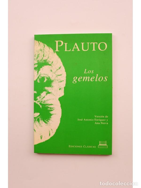 Libros: Los gemelos - PLAUTO - Foto 1