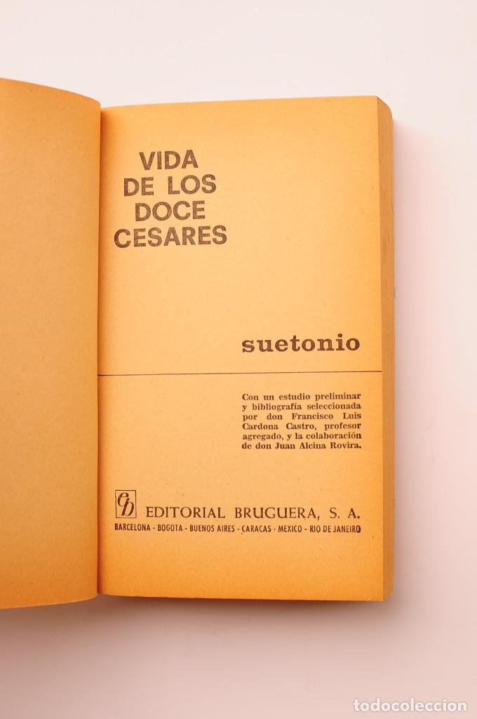 Libros: La vida de los doce C&eacute;sares - SUETONIO - Foto 2