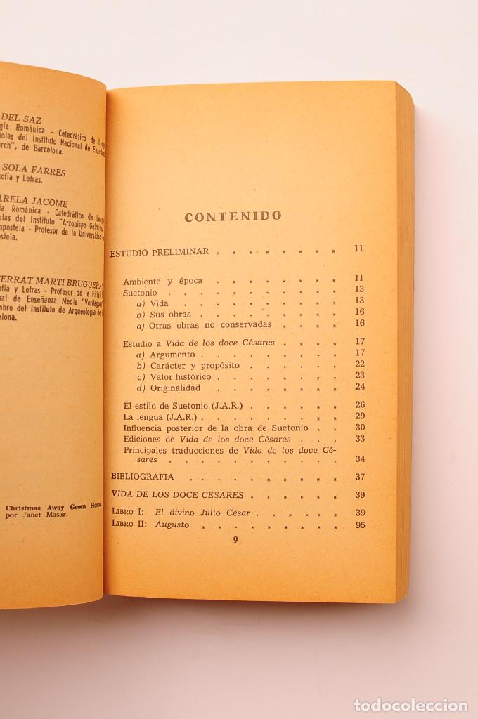 Libros: La vida de los doce C&eacute;sares - SUETONIO - Foto 3