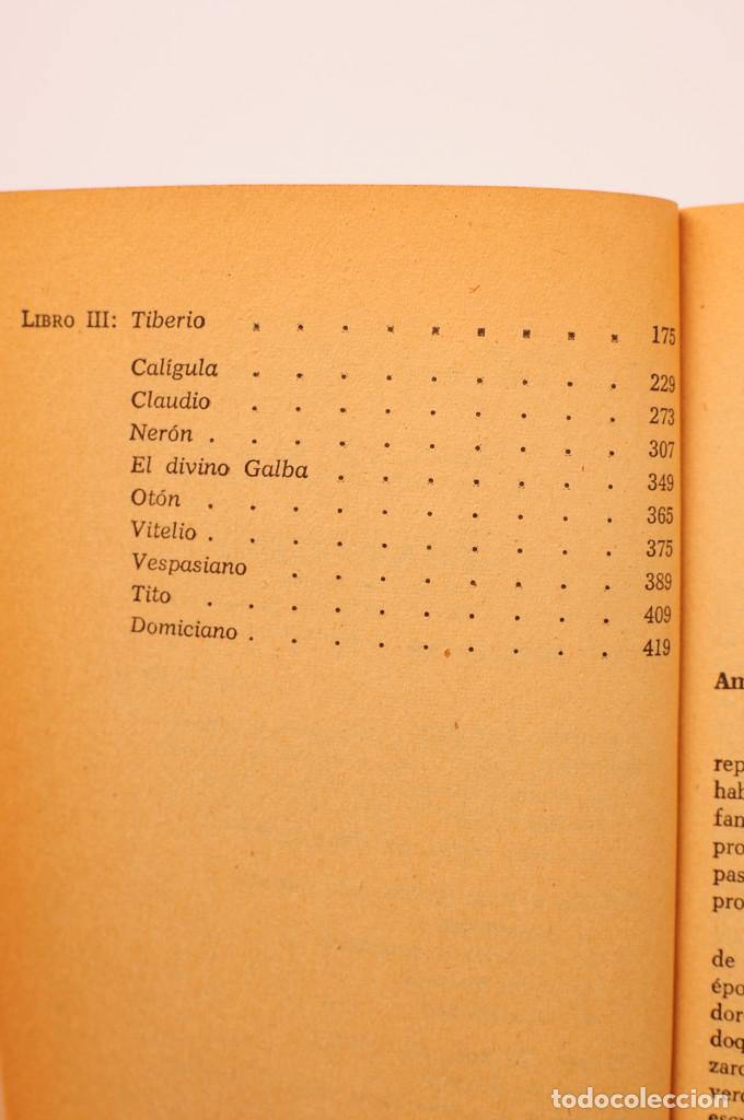 Libros: La vida de los doce C&eacute;sares - SUETONIO - Foto 4