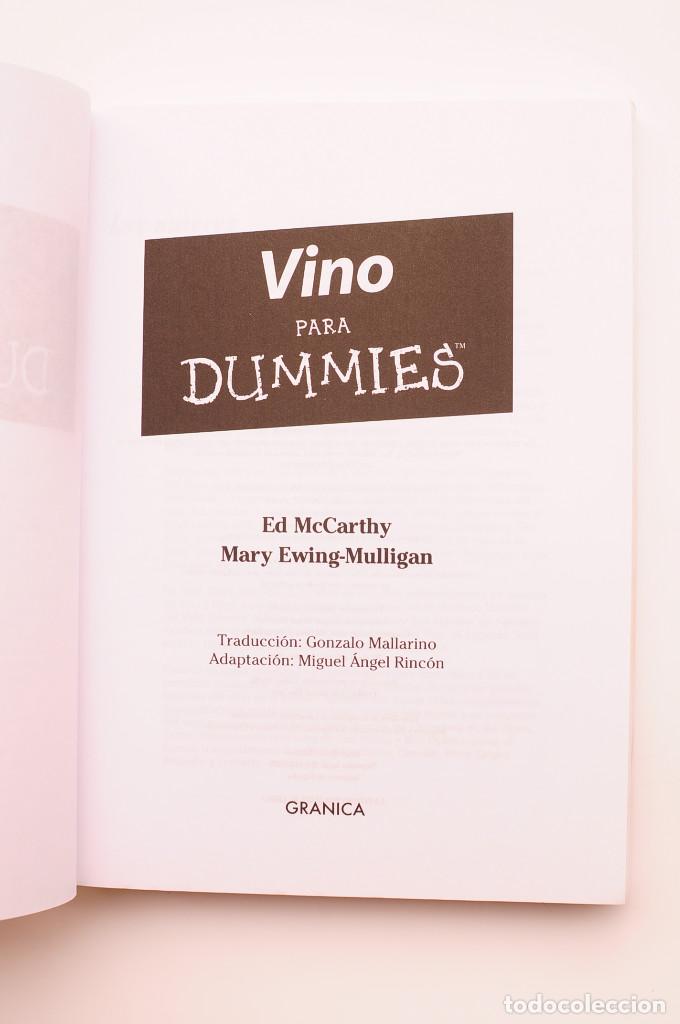 Libros: Vino para dummies - McCARTHY, Ed y EWING-MULLIGAN, Mary - Foto 4