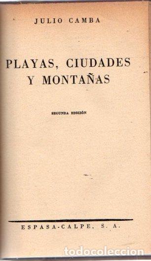 Libros: Playas, ciudades y monta&ntilde;as - Camba, Julio - Foto 1