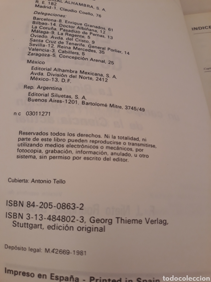 Libros: El origen de la vida. R W Kaplan. - Foto 4