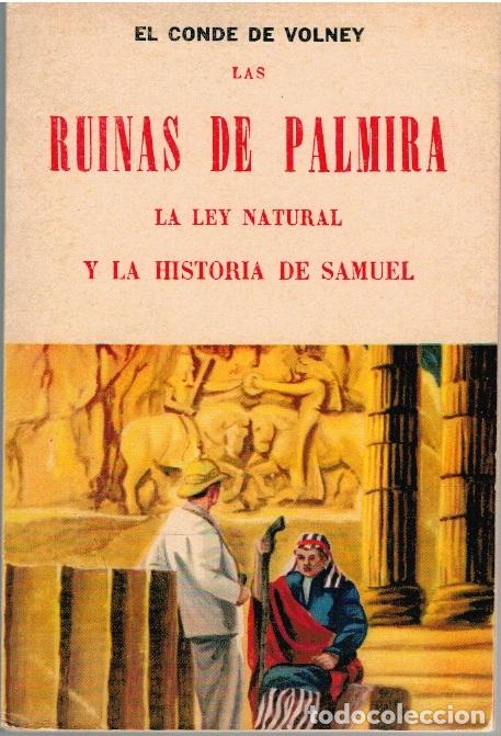 books: LAS RUINAS DE PALMIRA Y LA HISTORIA DE SAMUEL - El Conde de Volney