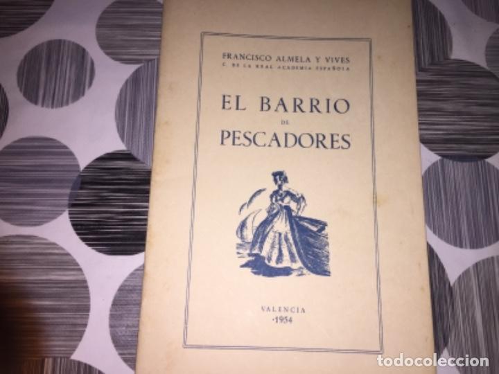 Libros: El barrio de pescadores. Francisco Almela y Vives - Foto 1